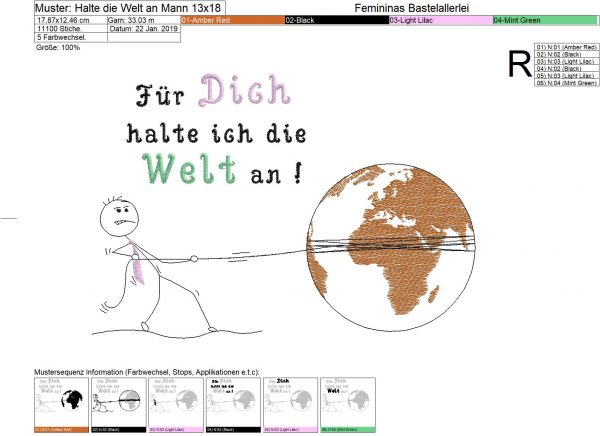 Für Dich halte ich.....